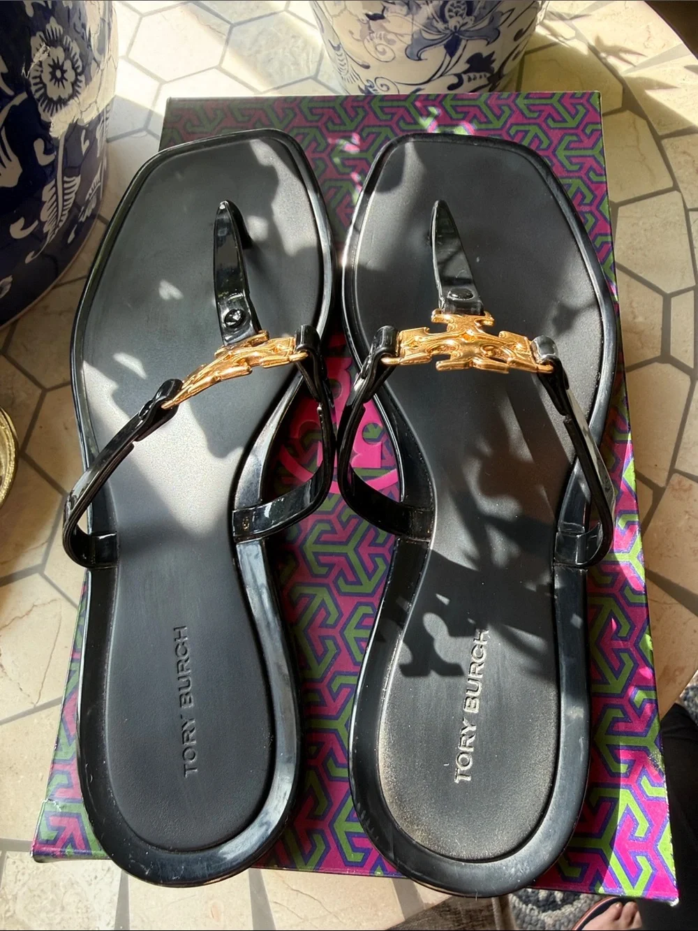 🖤⭐️🖤 Tory Burch Roxanne Jelly Sandals